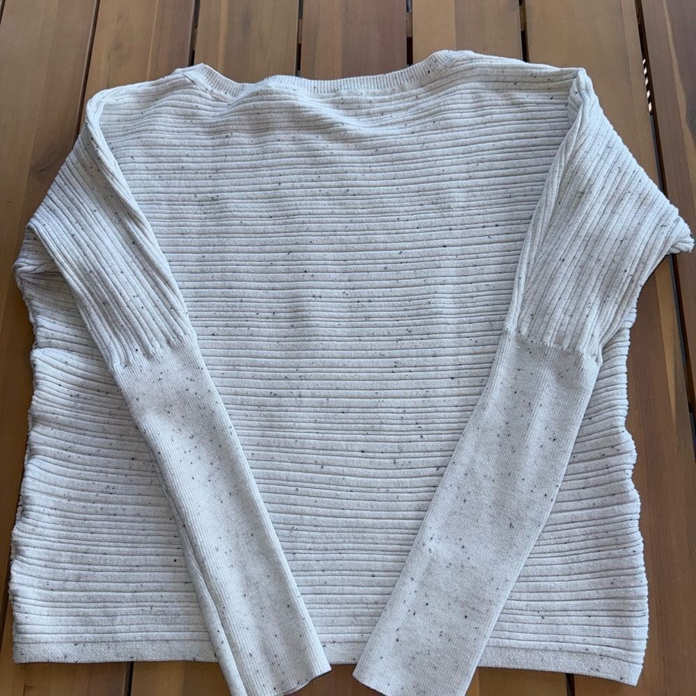 Daytrip Cream Ribbed Knit Top - Picture 2 of 6